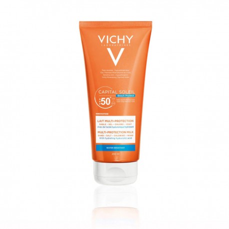 Vichy Ideal Soleil Leche Multi-Proteccion Beach Protect FPS50+ 200 ml