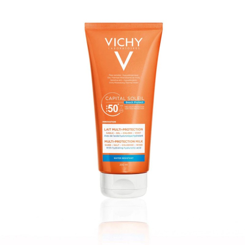 Vichy Ideal Soleil Leche Multi-Proteccion Beach Protect FPS50+ 200 ml