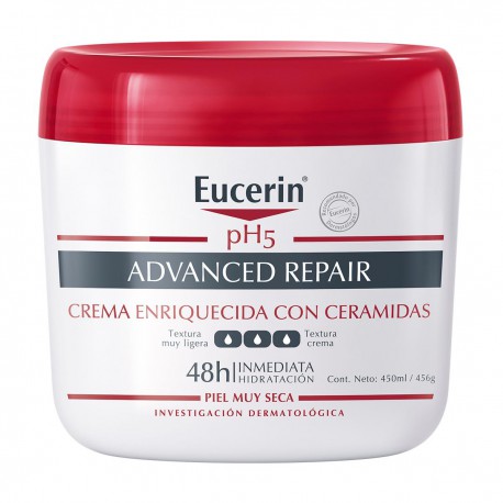 eucerin ph5 tarro corporal 450ml ceramidas seca 450gr extremadamente hidratacin 400gr bdf