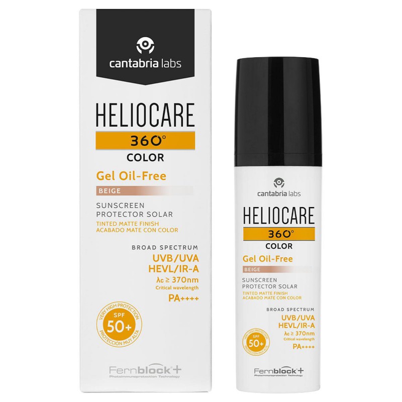 Heliocare 360° Gel Oil Free Dry Touch Beige 50 ml