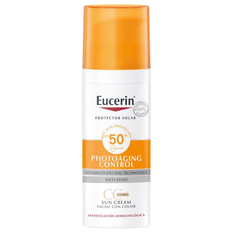 Eucerin Sun CC Creme Tono Claro FPS 50+ 50 ml