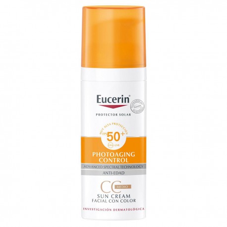 Eucerin Sun CC Creme Tono Medio FPS 50+ 50 ml