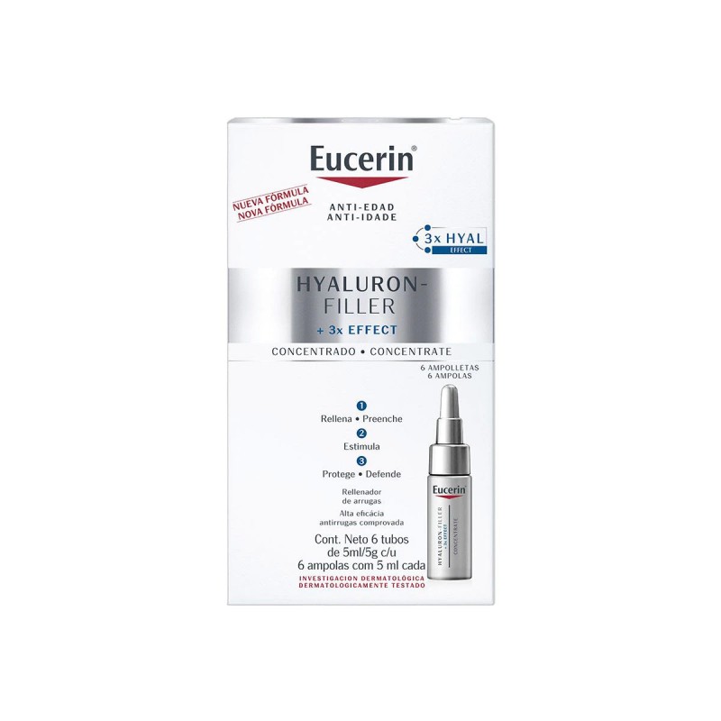 Eucerin Hyaluron Filler Concentrate 6 Tubos 5 ml c/u