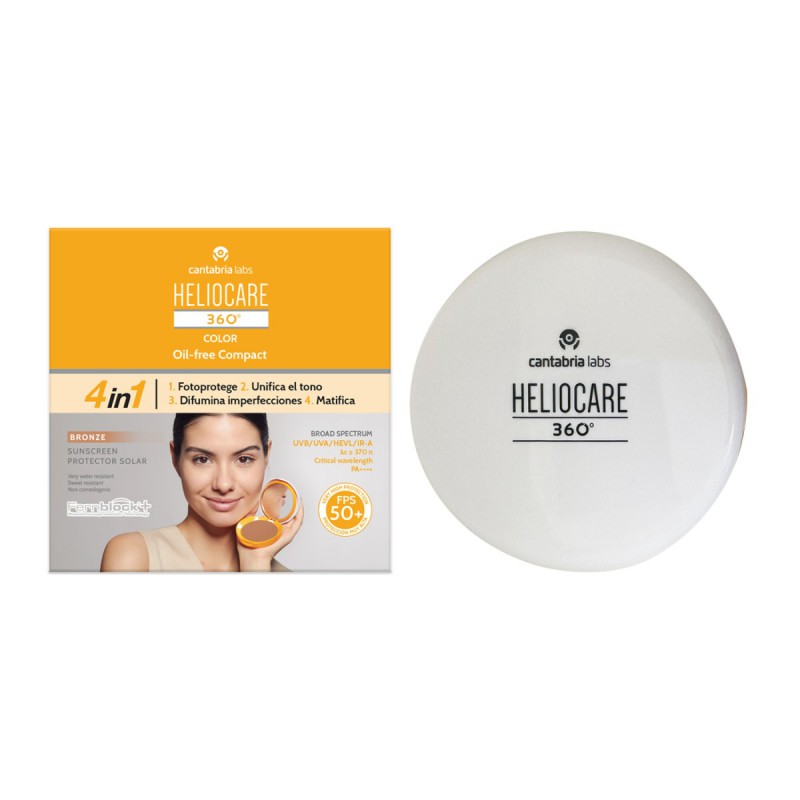 Heliocare Compacto Oil Free Bronce FPS50 10 gr